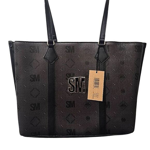 Steve Madden BLiza Diamond Logo Tote Bag